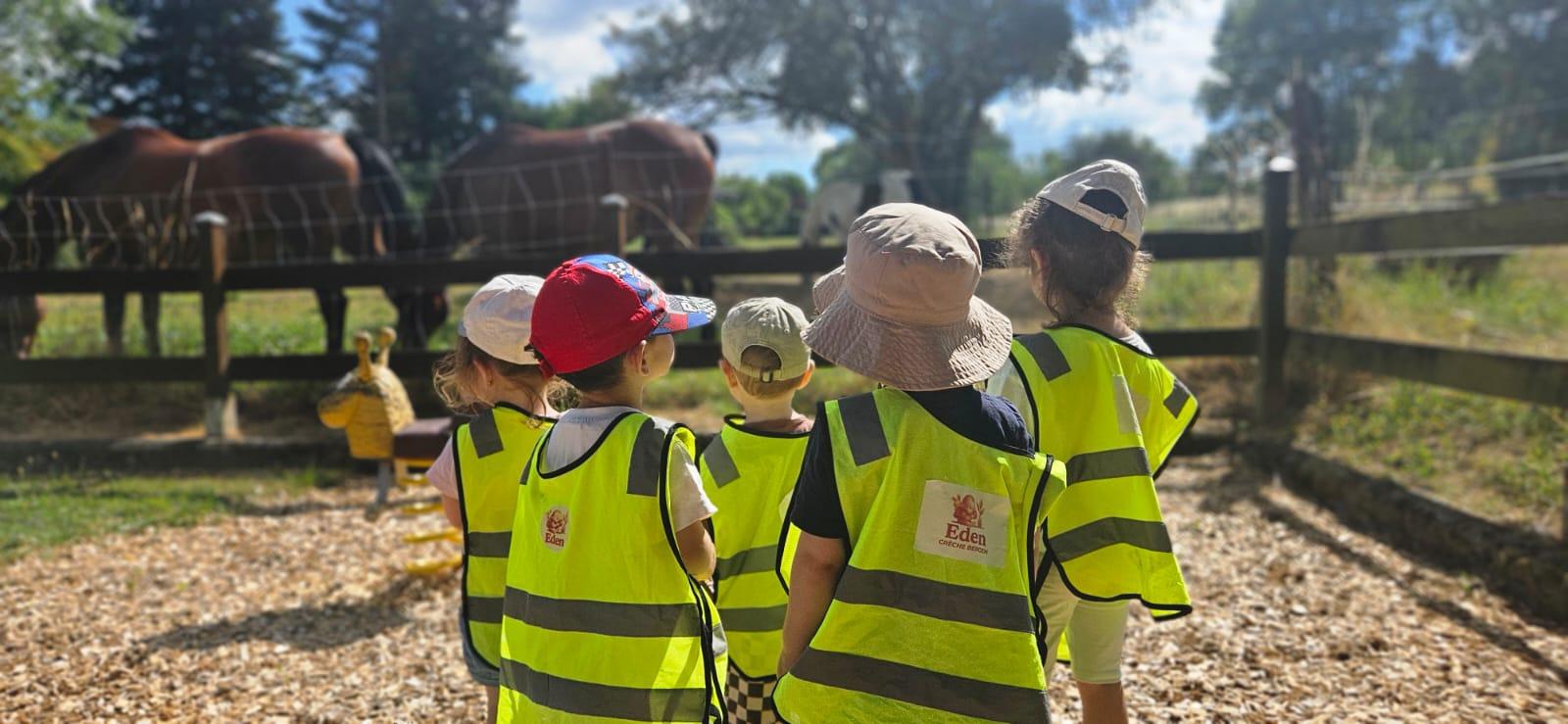 Le jardin et les espaces d'Eden Crèche